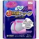 ユニチャーム ソフィ 超熟睡ショーツ オーガニックコットン M-Lサイズ 4枚
