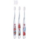 スケーター 園児用クリア歯ブラシ3本セット カーズ23