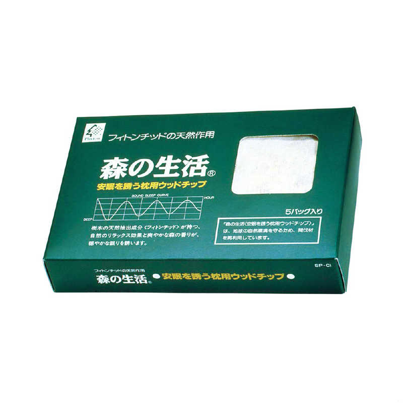 タジマヤ　枕用ウッドチップ森の香り 5バッグ入