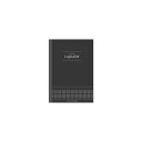 ナカバヤシ ロジカル・エアーノート ビジネスユース 5ミリ方眼A5 80枚/ブラック ノA512SD