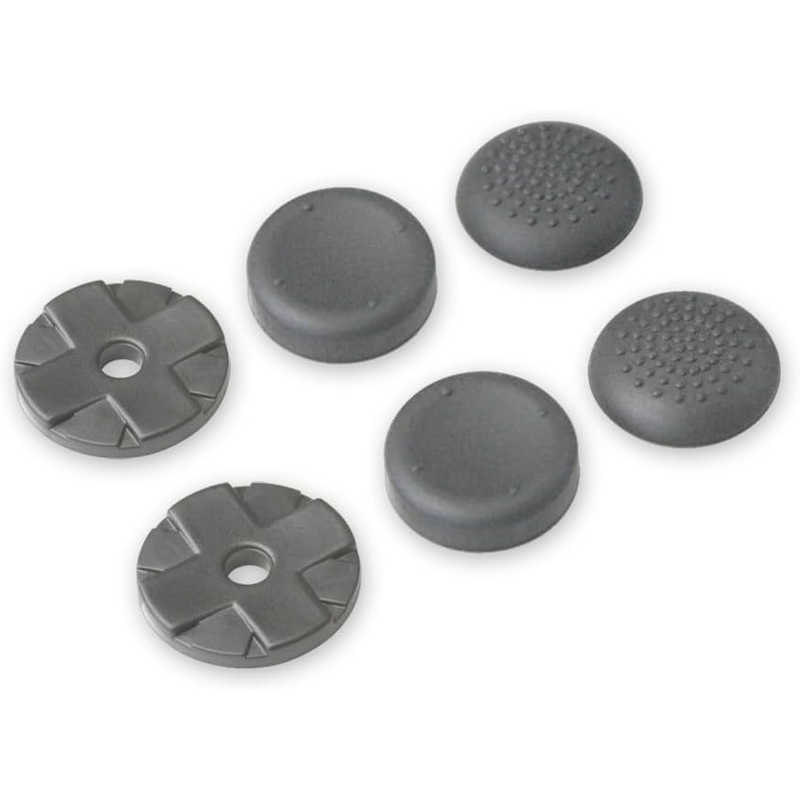 コロンバスサークル　アナログスティックカバープラス グレー (PS5/PS4/PS3用)　CC-P5ASP-GR