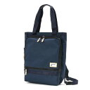 HARVEST 2Wayリュックトート moustache on time ネイビー JKA-2011