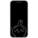 グルマンディーズ iPhone 16/15/15 Pro/14/14 Pro/13/13 Pro ガラススクリーンプロテクター ちいかわ うさぎ CK-60C