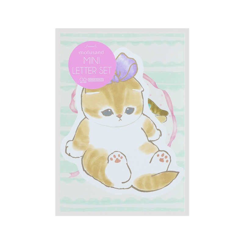 サンスター文具　(限定)ダイカットミニレターセット mofusand9りぼん　S8908079