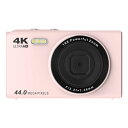 L&Lライブリーライフ デジタルカメラ 4400万画素 4K録画 32GBカード付 ピンク Y3022800104