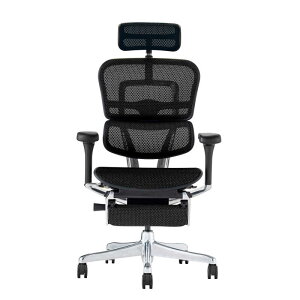 関家具 エルゴヒューマン Ergohuman 新基盤モデル エルゴヒューマン2 プロオットマン ブラックフレーム EHP2-LPL-DR-BF-BK ブラック 445396