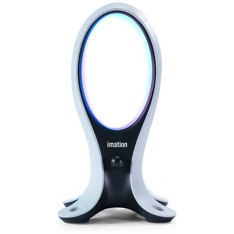 イメーション　ヘッドセットスタンド ［RGBライト・USBハブ付］ ホワイト　IMHS100WH