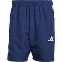 アディダス adidas メンズ ティロ 25 エッセンシャルズ ウーブンショーツ チームネイビーブルー/レッド J/M KSQ41 【返品交換不可】 KSQ4...