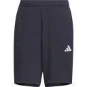 アディダス adidas メンズ スリーストライプス レギュラーフィット ダブルニット ショーツ レジェンドインク/ホワイト J/L JZR04 【返品交換不可】