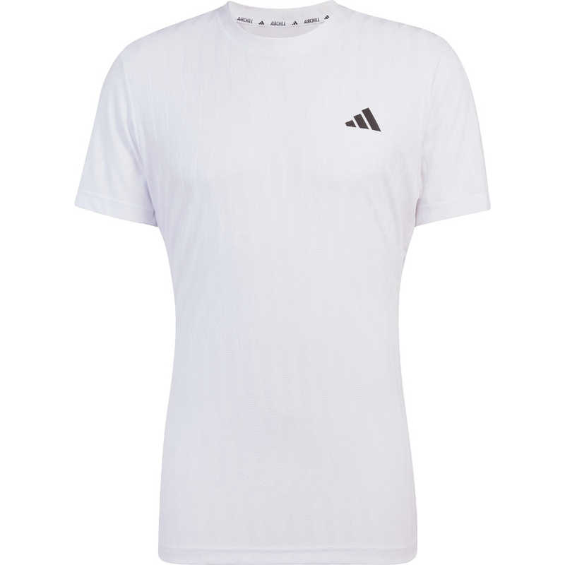 アディダス　メンズ テニス クライマクール＋ AIRCHILL フリーリフト半袖Tシャツ ［メンズ /Sサイズ］ ホワイト 【返品交換不可】