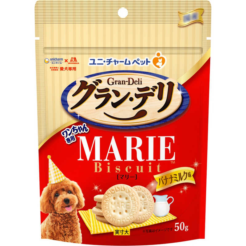 【商品解説】・森永製菓と共同開発・ワンちゃん専用のミニサイズ・ワンちゃん向けに独自の配合設計・やさしいミルクの味わいが楽しめるビスケット【スペック】●型式：（マリ-ビスバナナ）●JANコード：4520699694060【注意事項・特記事項】※キャンペーンやパッケージリニューアル等で掲載画像とは異なる場合があります。※開封後の返品や商品交換はお受けできません。この商品は宅配便でお届けする商品です出荷可能日から最短日時でお届けします。※出荷完了次第メールをお送りします。配送サービス提供エリアを調べることができます「エリア検索」をクリックして、表示された画面にお届け先の郵便番号7桁を入力してください。ご購入可能エリア検索お買い上げ合計3,980円以上で送料無料となります。※3,980円未満の場合は、一律550円（税込）となります。●出荷可能日から最短日時でお届けします。（日時指定は出来ません。）　※お届け時に不在だった場合は、「ご不在連絡票」が投函されます。　「ご不在連絡票」に記載された宅配業者の連絡先へ、再配達のご依頼をお願いいたします。●お届けは玄関先までとなります。●宅配便でお届けする商品をご購入の場合、不用品リサイクル回収はお受けしておりません。●全て揃い次第の出荷となりますので、2種類以上、または2個以上でのご注文の場合、出荷が遅れる場合があります。詳細はこちら■商品のお届けについて商品の到着日については、出荷完了メール内のリンク（宅配業者お荷物お問い合わせサービス）にてご確認ください。詳しいお届け目安を確認する1度の注文で複数の配送先にお届けすることは出来ません。※注文時に「複数の送付先に送る」で2箇所以上への配送先を設定した場合、すべてキャンセルとさせていただきます。