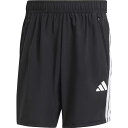 アディダス adidas メンズ エッセンシャルズ トレーニング スリーストライプス ウーブンショーツ ブラック J/XL9 KVZ49 【返品交換不可】 KV...
