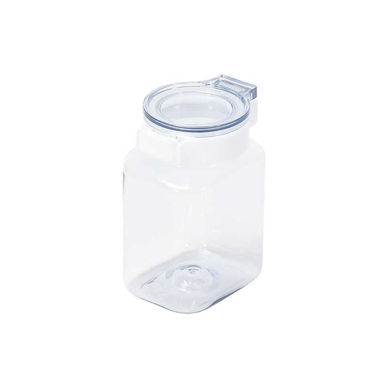 Plastic Storage Containers - パール金属　上から中身が見えるワンプッシュキャニスター500ml　HB-6789