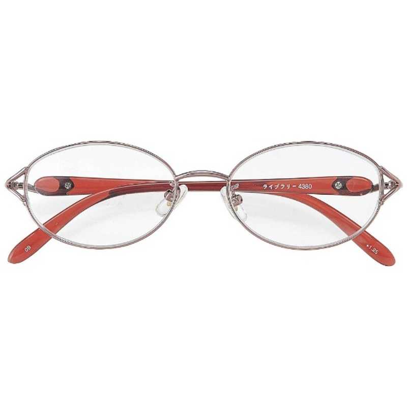名古屋眼鏡　(度あり ＋1.50) 老眼鏡 (シニアグラス) ライブラリー ピンクメタル　4380_15