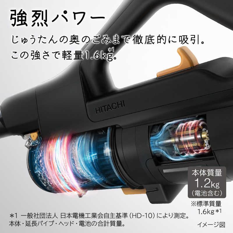 日立　HITACHI　スティッククリーナー パワーブーストサイクロン サイクロン式 コ...