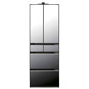日立 HITACHI 冷蔵庫 6ドア 540L フレンチドア(観音開き) HXCCタイプ 幅65cm クリスタルミラー R-HXCC54X_X(標準設置無料)