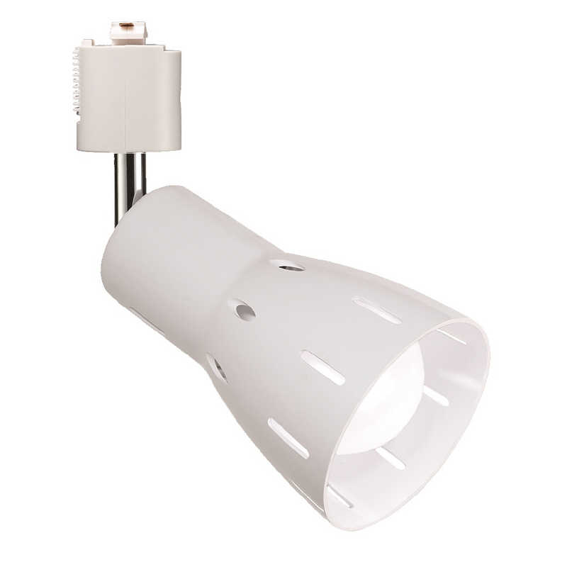 ヤザワ 60形LED電球付属スポットライト ホワイト 昼光色LED60W形相当電球付属 ［昼光色 /E26 /LED］ SPL06D01WH