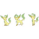 グルマンディーズ モバイルステッカー ポケットモンスター リーフィア POKE950E