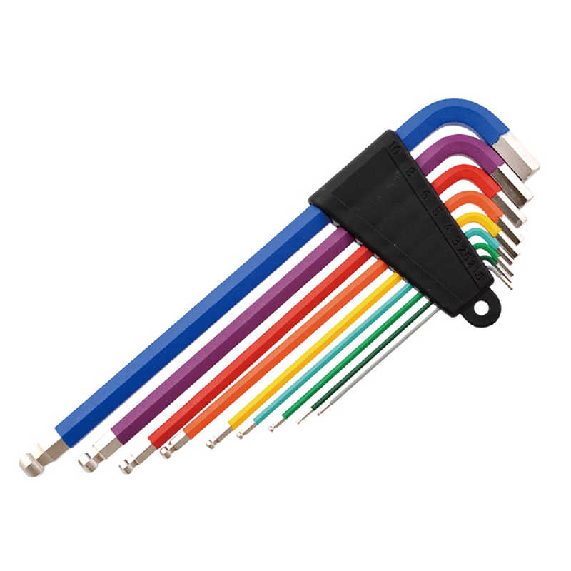 NOGUCHI　カラーヘックスレンチセット　YC-623-9C