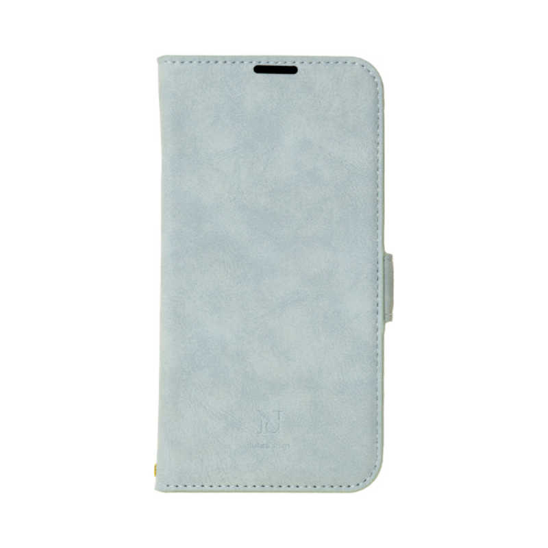 ナチュラルデザイン｜NATURAL design iPhone 16 Pro（6.3インチ） 手帳型ケース スタイルナチュラル ブルーグレー iP24-61P-VS10