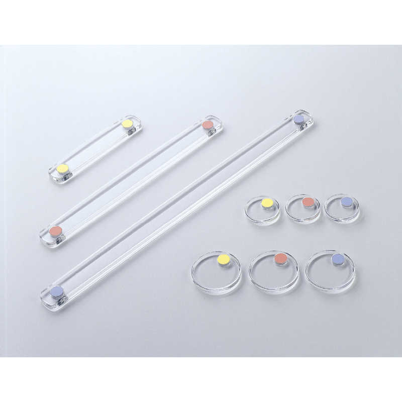 磁鐵 - コクヨ　強力カラーマグネット クリヤー φ40 マク-T40NP ピンク　マクT40NP