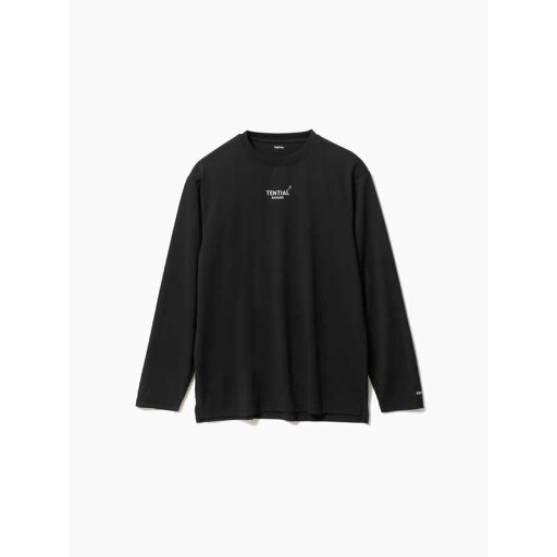 TENTIAL BAKUNE Dry Men Long Sleeve 上 ブラック(S)-25SS 25SSBA003M00120004N TENTIAL BAKUNE Dry Men Long Sleeve 上 ブラック(S)-25SS 25SSBA003M00120004N