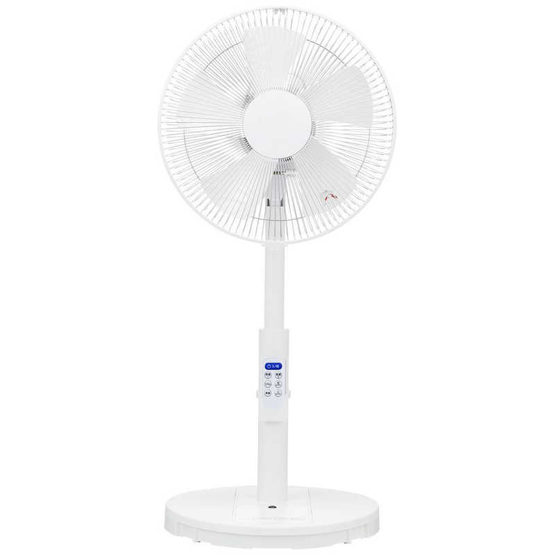 ユアサ　扇風機 DCモーター搭載 (省エネタイプ) 自動首振り機能あり 30cm タッチセンサー・リモコン付..