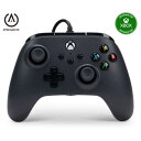 POWERA (国内正規品 2年保証)PowerA有線コントローラー ブラック Xbox Series XS用 PC Windows 10/11 (公式ライセン...