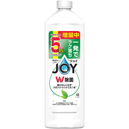 P&G 除菌ジョイコンパクト 緑茶の香り 詰替 特大増量 685ml P&G 除菌ジョイコンパクト 緑茶の香り 詰替 特大増量 685ml
