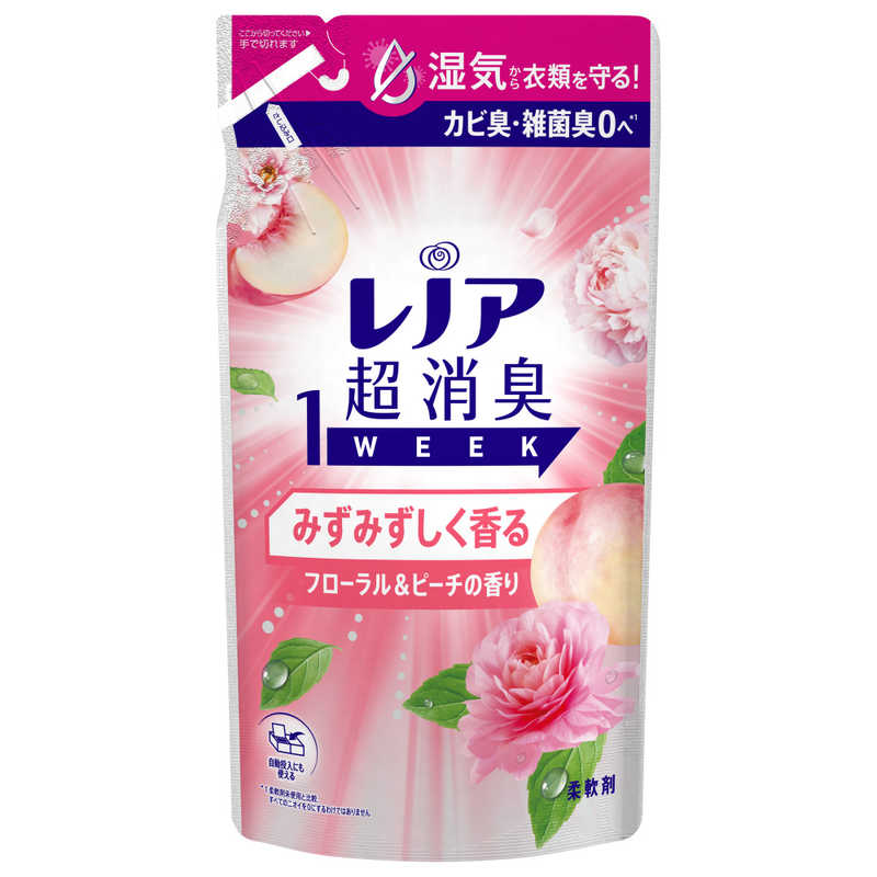 P＆G　レノア超消臭1weekみずみずしく香るフローラル＆ピーチの香り詰替340ml