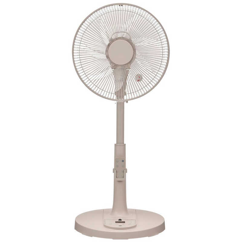 ユアサ　温度センサー搭載 液晶付きDC扇風機 ［DCモーター搭載 /リモコン付き］　YGT-DH3455GFR-C