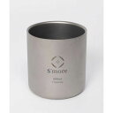 SMORE Titanium Double Cup 600 二重構造 チタンカップ(600mL) SMOrsUT001DCa600slv SMOrsUT001D...