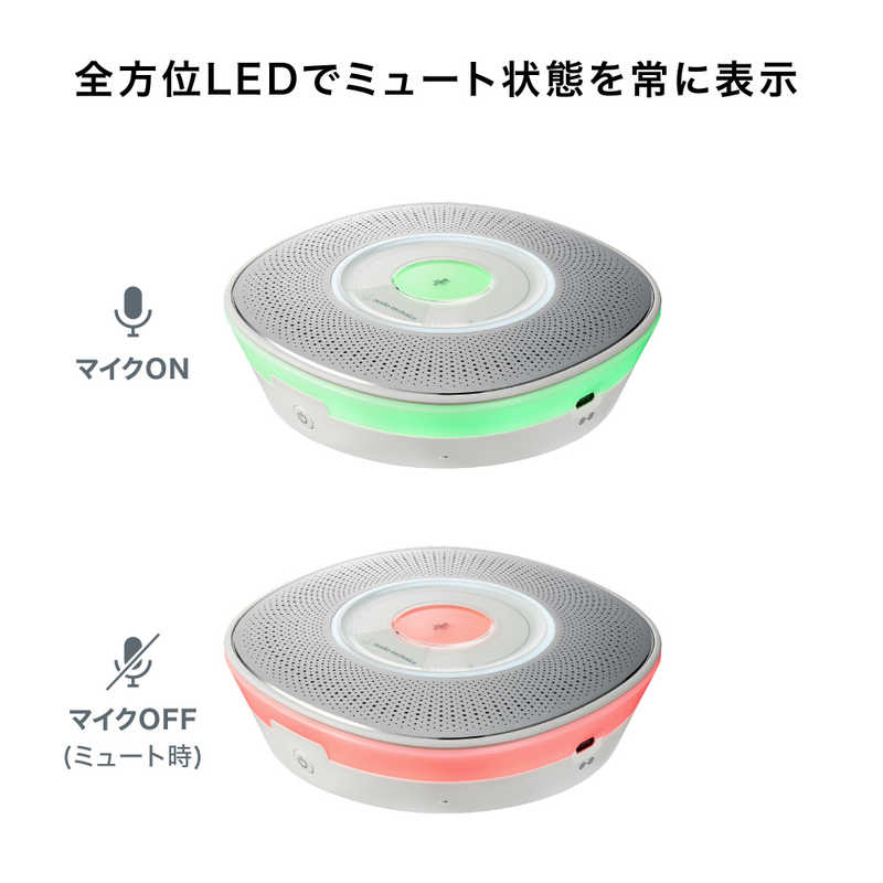 オーディオテクニカ　スピーカーフォン USB-C・USB-A接続 ［USB電源］　AT-CSP7