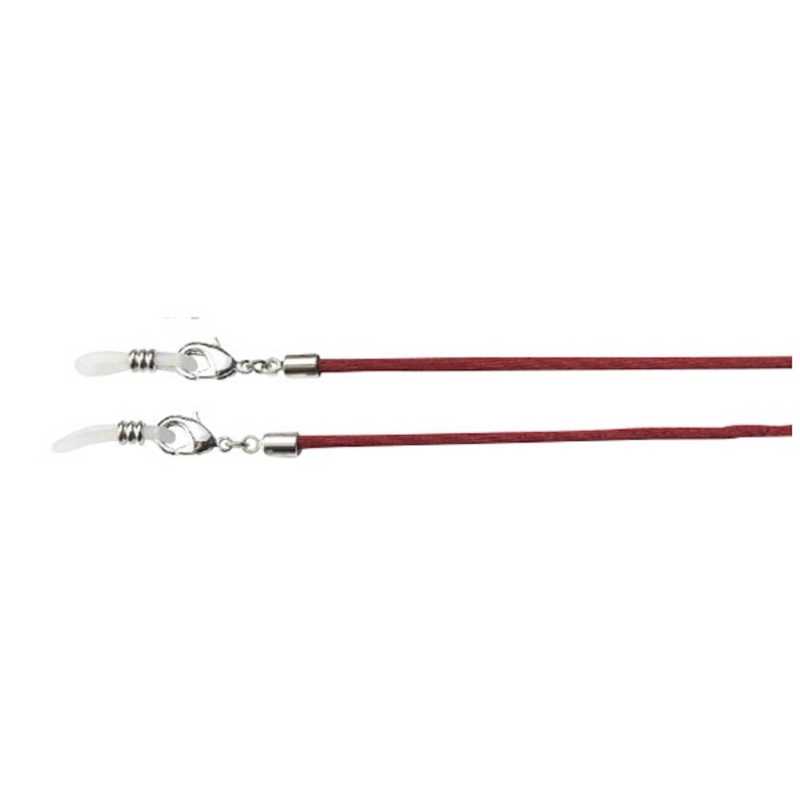 名古屋眼鏡　補聴器落下防止ストラップ 両耳用 (エンジ)9210-02　9210_02