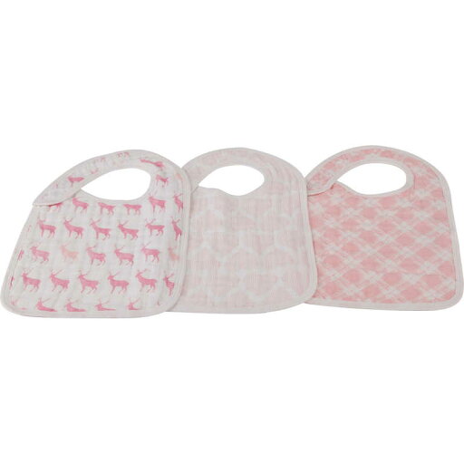 NEWCASTLECLASSICS コットンスナップビブ Pop of Pink NEWCASTLECLASSICS コットンスナップビブ Pop of Pink
