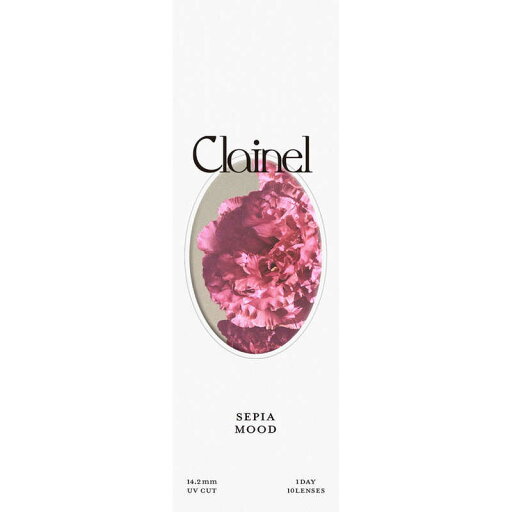 Pia (度あり/-1.50) Clainel(クレイネル) セピアムード (BC8.6) 10枚入 カラコン