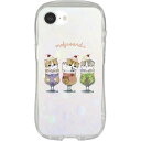 グルマンディーズ iPhone 16e クリスタルクリアケース mofusand クリームソーダにゃん MOFU-78A