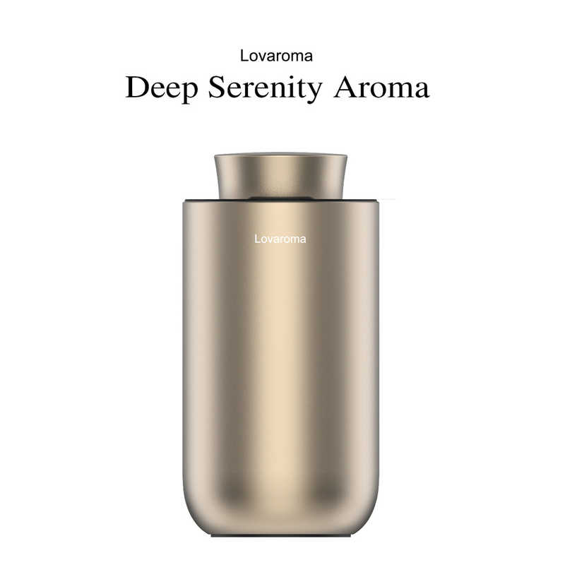LOVAROMA　Lovaroma ラバロマ 高密度アロマディフューザー「Deep Serenity Aroma」 シャンパンゴールド　60072