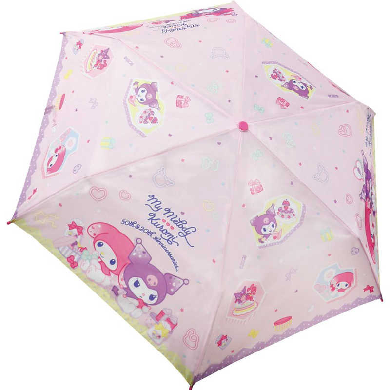 ジェイズプランニング　(折りたたみ傘) マイメロディ＆クロミアニバーサリー　90473