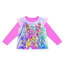 バンダイ BANDAI 光る!2TOPSニットパジャマ プリキュアオールスターズ ローズピンク 130cm