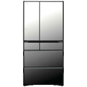 日立 HITACHI 冷蔵庫 6ドア 735L フレンチドア(観音開き) WXCタイプ まんなか冷凍 日立冷蔵庫コンシェルジュアプリ 幅88cm クリスタルミラー (要事前見積) R-WXC74X-X(標準設置無料)