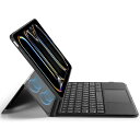 ESR iPad Pro 11インチ M4 用 角度調節可能 横置き縦置き対応 着脱式キーボードケース Black ESR Ascend Keyboard Ca...