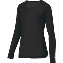 ゴールドウィン C3fit(シースリーフィット) レディース クーリングラウンドネックロングスリーブ ブラック 2(M) 【返品交換不可】 GCW65102