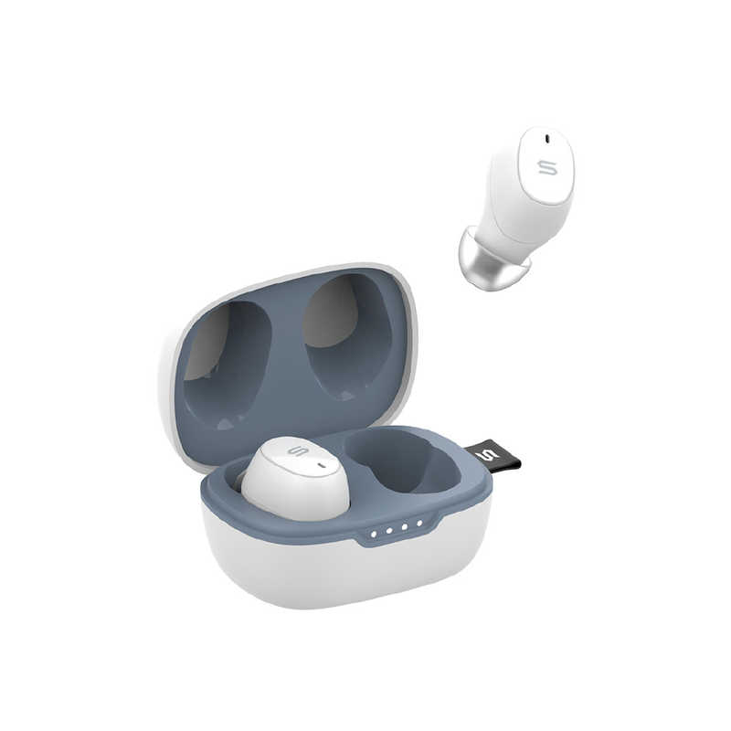 SOUL　完全ワイヤレスイヤホン S-MICRO20 ［ ワイヤレス(左右分離) / ノイズキャンセリング対応 / Bluetooth対応 ］ ホワイト　SM20WH