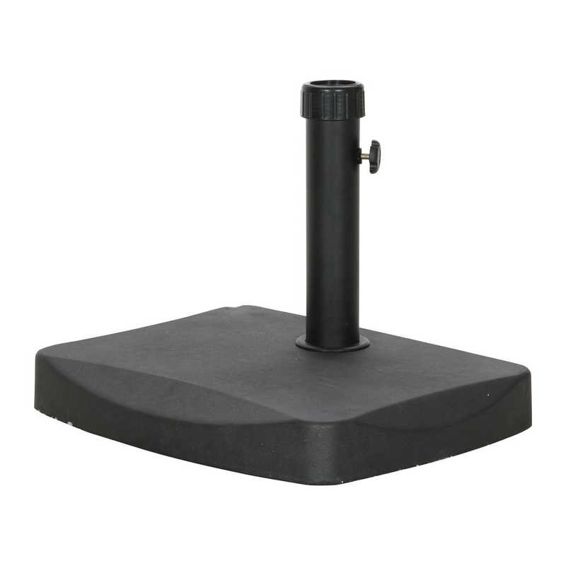 不二貿易　半円パラソルベース 20kg HTH20 ブラック　30500