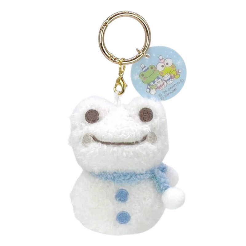 Frog - ナカジマコーポレーション　けろけろけろっぴ×かえるのピクルス 雪だるま ピクルス カラビナマスコット