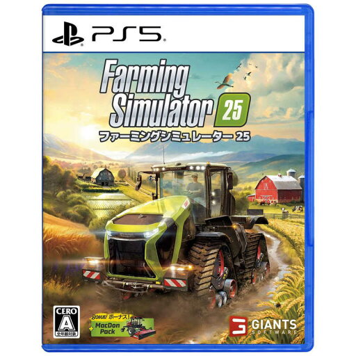 GIANTSSOFTWARE PS5ゲームソフト Farming Simulator 25 GIANTSSOFTWARE PS5ゲームソフト Farming Simulator 25