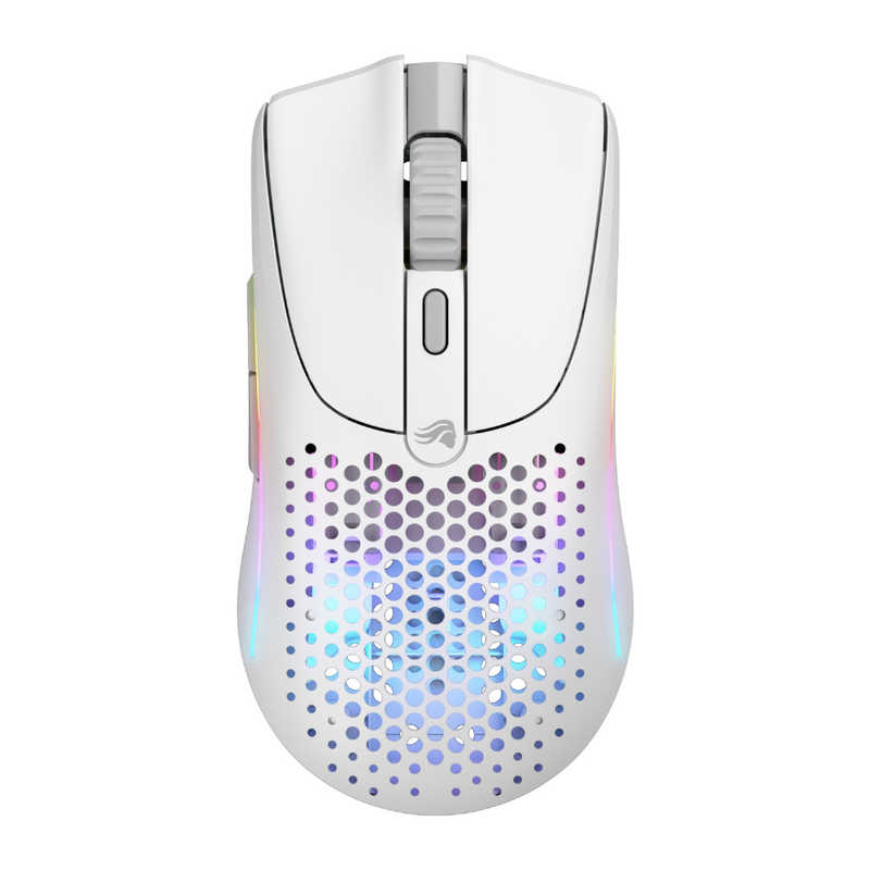 GLORIOUS ゲーミングマウス Glorious Model O 2 Mini Wireless ［ 有線/無線(ワイヤレス) / 6ボタン ］ Matte White GLO-MS-OMWV2-MW