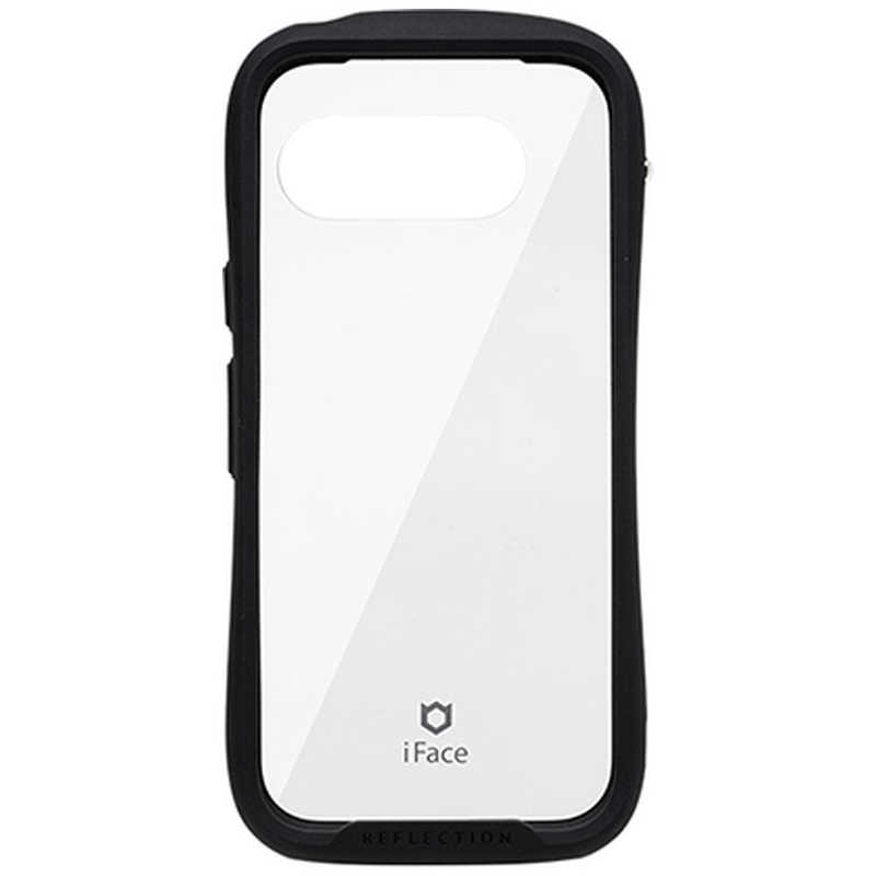 HAMEE ［Google Pixel 9a専用］iFace Reflection強化ガラスクリアケース iFace ブラック 41-987087