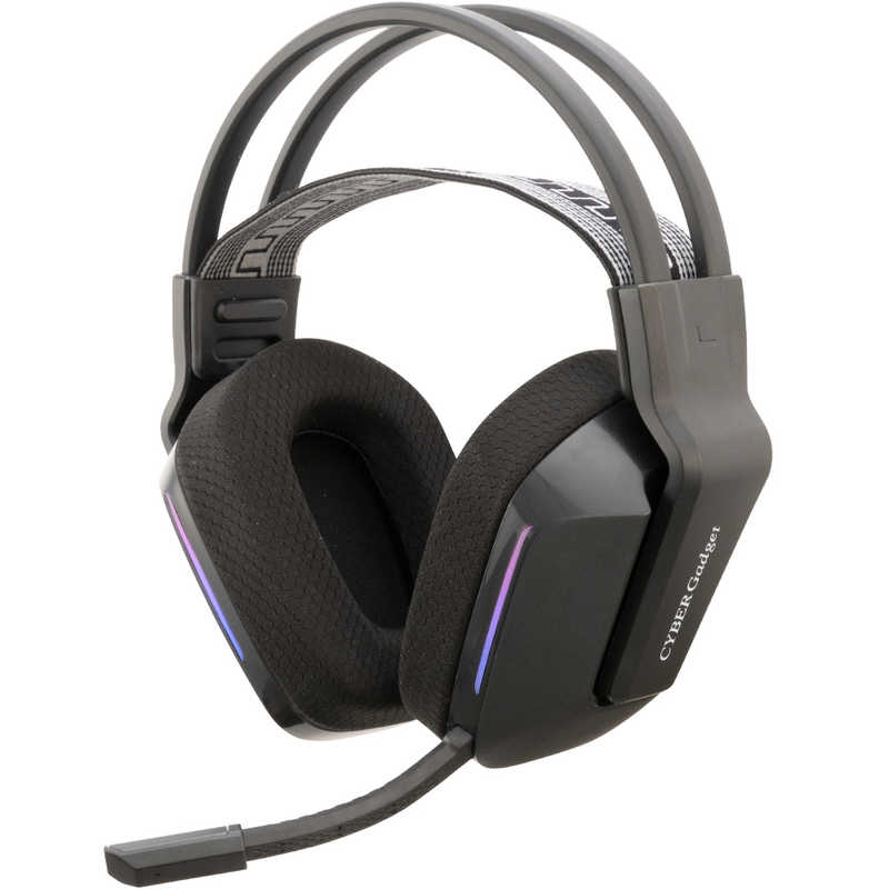 サイバーガジェット　PS5/SWITCH用ワイヤレスゲーミングヘッドセット ブラック -BK［PS5/SWITCH］　CY-P5GMWHS r-kojima-11606303 コジマ楽天市場店 サンプル画像3